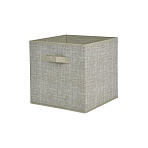 Короб для хранения одежды 30×30х30см с ручк, складн, полипр, беж, HHSS-3010-01