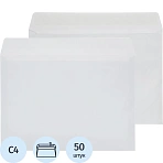 Конверт белый C4 стрип 229×324 90г Attache Economy 80 гр 50шт/уп 5уп/кор