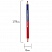 превью Карандаш двухцветный, красно-синий, утолщённый, BRAUBERG, заточенный, грифель 4.0 мм