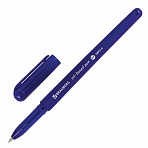 Ручка шариковая масляная BRAUBERG «i-Stick», СИНЯЯ, корпус синий, узел 0.7 мм, линия письма 0.35 мм