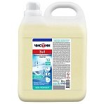 Средство для уборки туалета, 5 л, ЧИСТИН, 3 в 1, содержит активный хлор