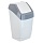 Ведро-контейнер для мусора (урна) Idea «Хапс», 15л, качающаяся крышка, пластик, мраморный