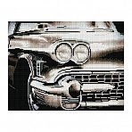 Алмазная мозаика ТРИ СОВЫ «Винтажный автомобиль», 30×40см, холст на деревянном подрамнике, картонная коробка с пластиковой ручкой