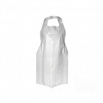 Фартук одноразовый EleGreen Стандарт полиэтиленовый белый (68×120 см, 100 штук в упаковке)