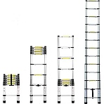 Лестница ST 3.8 стальная телескопическая 3.8м. (13ступ), ALUMET