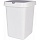 Ведро-контейнер для мусора (урна) Svip «Квадра», 25л, прямоугольное, пластик, белое