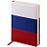 превью Ежедневник недатир. A5, 160л., кожзам, OfficeSpace «Flag», триколор