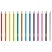 превью Карандаши цветные пластиковые Гамма «Мультики», 12цв. +1 серебряный, трехгранные, заточен., картон., европодвес