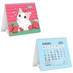Календарь-домик MESHU «Strawberry kitty», на гребне, 2025г. 