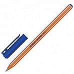 Ручка шариковая масляная PENSAN «Officepen» 1010, СИНЯЯ, корпус оранжевый, узел 1 мм