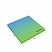 превью Самоклеящийся блок Berlingo «Ultra Sticky. Radiance»,75×75мм,50л, голубой/зеленый градиент, европодвес