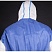 превью Комбинезон одноразовый с капюшоном белый/синий Lakeland MicroMAX NS CoolSuit (размер 50-54, L, EMNC428)