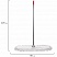 превью Швабра-рамка 90 см, стальной черенок 125 см, цельный держатель, МОП с завязками, хлопок, ЛАЙМА