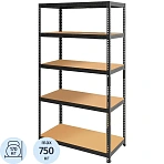 Стеллаж металлический Практик SBL (5 полок, 1200×450×1800 мм)