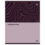 Тетрадь предметная 48л. BG «Single colour» - Информатика, эконом