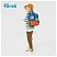 превью Рюкзак Först F-Kids «Hi, Tiger! » 30.5×25.5×12.5см, 1 отделение, 5 карманов, эргономичная спинка