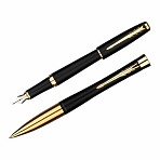 Набор PARKER Urban Black GT: шариковая ручка синяя и перьевая ручка