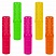 превью Пенал-тубус ПИФАГОР пластиковый, тонированный, ассорти, 5 цветов, 19.5×4.5 см