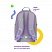 превью Рюкзак Berlingo Street Style «Grape», 41×28×17см, 3 отделения, 2 кармана, уплотненная спинка