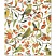 превью Бизнес-тетрадь Attache Selection Принты Птицы А5 48 листов разноцветная в клетку на скрепке (170×203 мм)