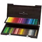 Карандаши цветные художественные Faber-Castell «Polychromos» 120цв., заточен., дерев. коробка