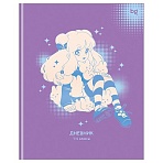 Дневник 1-4 кл. 48л. (ЛАЙТ) BG «Anime girl», матовая ламинация, выб. лак