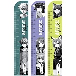 Линейка 15см MESHU «Anime», деревянная, ассорти, европодвес