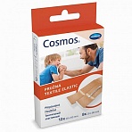 Набор пластырей Cosmos textil elastic эластичные 2 размера (20 штук в упаковке)