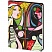 превью Тетрадь на кольцах А5, 80л. ЛАЙТ, кожзам, Greenwich Line «Pablo Picasso. Girl before a Mirror», тон. блок