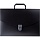 Папка-портфель Attache пластиковая A4 черная (250x370 мм, 1 отделение)