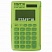 превью Калькулятор STAFF карманный STF-6238, зеленый, 8 разрядов, двойное питание, 104×63 мм, на блистере