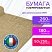 превью Бумага гофрированная (ИТАЛИЯ) 180 г/м2, светлое золото (806), 50×250 см, BRAUBERG FLORE
