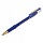 Ручка шариковая масляная с грипом BRAUBERG «i-Rite GT GLD», СИНЯЯ, корпус тонированный синий, узел 0.7 мм, 143302