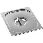 Крышка для гастроемкости 1/2, нерж. сталь AISI201, 325×265мм, толщина 0.7мм