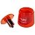 превью Точилка электрическая BRAUBERG DOUBLE BLADE RED, двойное лезвие, питание от 2 батареек АА