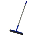 Щетка с резиновой щетиной и сгоном OfficeClean Professional 32см, щетина 3.5см, рукоятка 72-120см