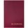 Папка адресная «На подпись» OfficeSpace, А4, бумвинил, бордовый, инд. упаковка