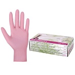 Перчатки нитриловые смотровые SFM Supersoft PINK100 пар (200 шт. )размер M (средний)розовые