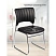 превью Стул офисный Комус Мебель (Easy Chair) 809 чёрный (искусственная кожа, металл хромированный)