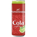Лимонад Черноголовка Кола Лайм-мята 0.33 л ж/б