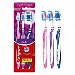 Зубная щетка Colgate Зиг Заг средней жесткости (промоупаковка 2+1)