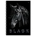 превью Тетрадь 80л., А4, клетка, на гребне BG «Just black», soft-touch ламинация, выб. лак