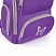 превью Рюкзак BRAUBERG CLASSIC, легкий каркас, премиум материал, «Butterfly», фиолетовый, 37×32×21 см, 228830