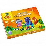 Пластилин Мульти-Пульти «Приключения Енота», 08 цветов, 160г, со стеком, картон
