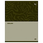Тетрадь предметная 48л. BG «Single colour» - Английский язык, эконом
