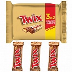 Шоколадные батончики Twix (3 штуки по 55 г)