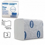 Бумага туалетная листовая Kimberly Clark Kleenex 2-слойная 36 пачек по 200 листов (артикул производителя 8408)