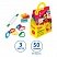 превью Пластилин JOVI «Super Kit», 03 цвета, 150г, растительный, 6 формочек, 1 скалка, картонная упаковка