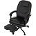 превью Кресло для руководителя Easy Chair 668 эргономичное чёрное (экокожа, металл)