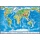 Карта настольная Мир и Россия двусторон. 49×34см